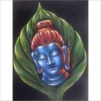 Blue Buddha Face Painting