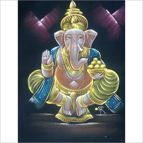 Sitting Ganesha Painting