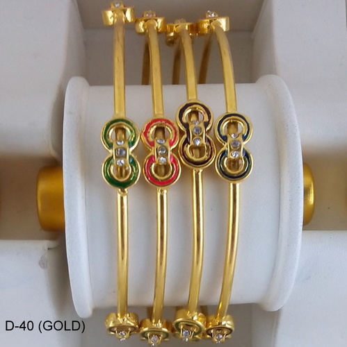 Gold Plated well designed Bangles