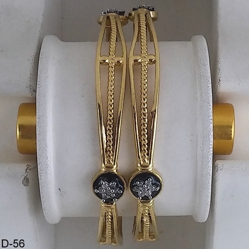 Gold Plated Bright Gold Bangles