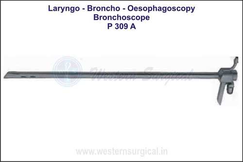 Bronchoscope With Fiber Light Carrier
