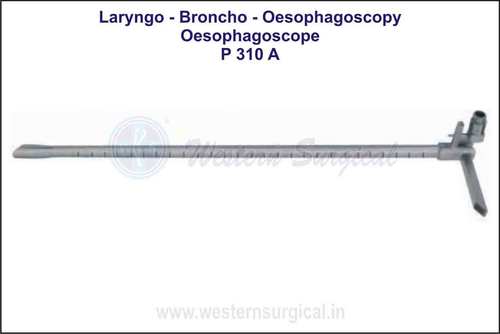 Oesophagoscope With Fiber Light Carrier