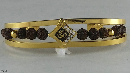 Gold Plated Rudrakash Kada