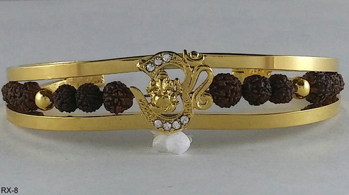 Gold Plated Rudrakash Kada