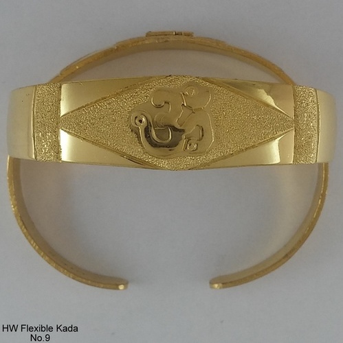 Gold Plated Atractive Flexible Kada