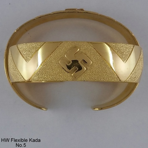 Gold Plated Charming Flexible Kada
