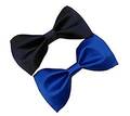 Silk Bow Tie - 12x6cm, Blue | Adjustable, Durable Material, Elegant Style, Easy To Wear, Perfect Fit, Soft Silk, Versatile