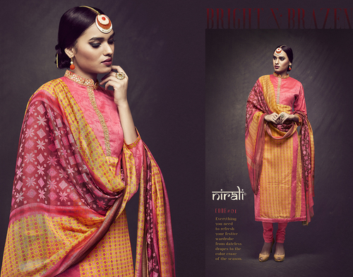 Multi Color Print Twist Ladies Kurtis