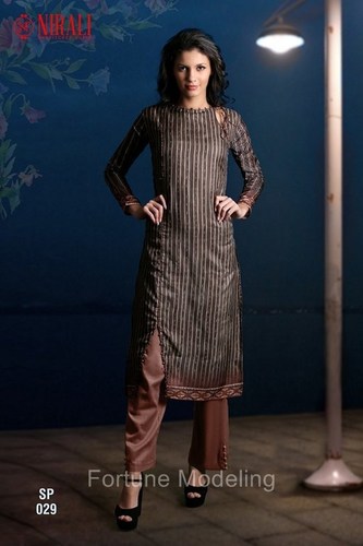 Black Imperial Ladies Kurtis