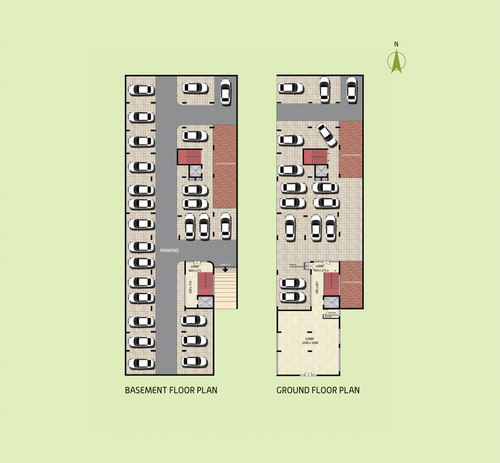 ESAR LEGACY BASEMENT & GROUND FLOOR PLAN