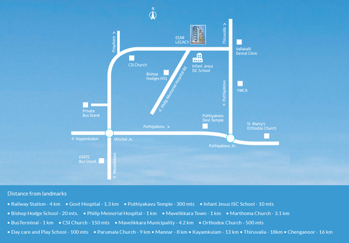 ESAR LEGACY LOCATION MAP