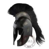 Black Troy Helmet