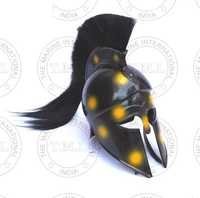 Yellow Spot Corinthian Helmet