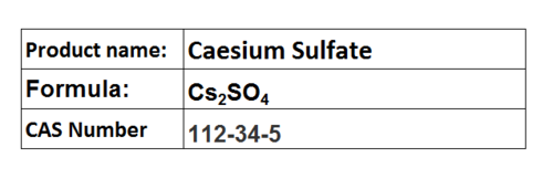 Sulphates