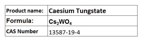 Tungstates