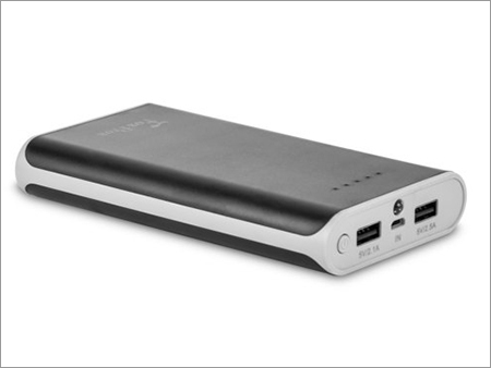 Foxprox 12000 Mah Power Bank Black Body Material: Plastic