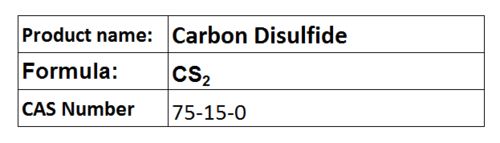 Carbon Disulfide