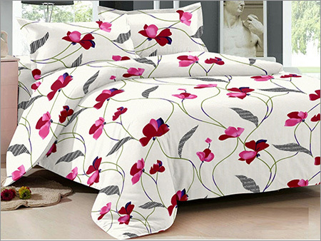 Cotton Floral Premium Double Bed Sheet