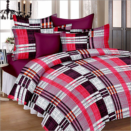 Pink Double Bed Sheet