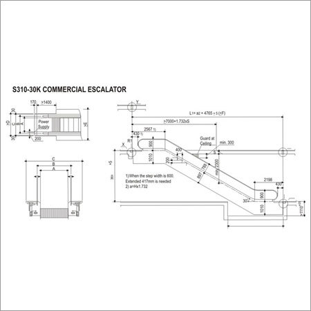 Industrial Escalator