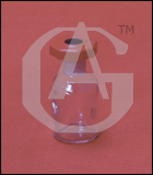 Reagent bottle nm with interchangable solid stopper