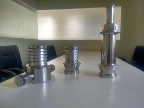 Fire Hose Coupling - Durable Brass | Essential Equipment for Fire Stations High-Pressure Resistance Quick Connect Design