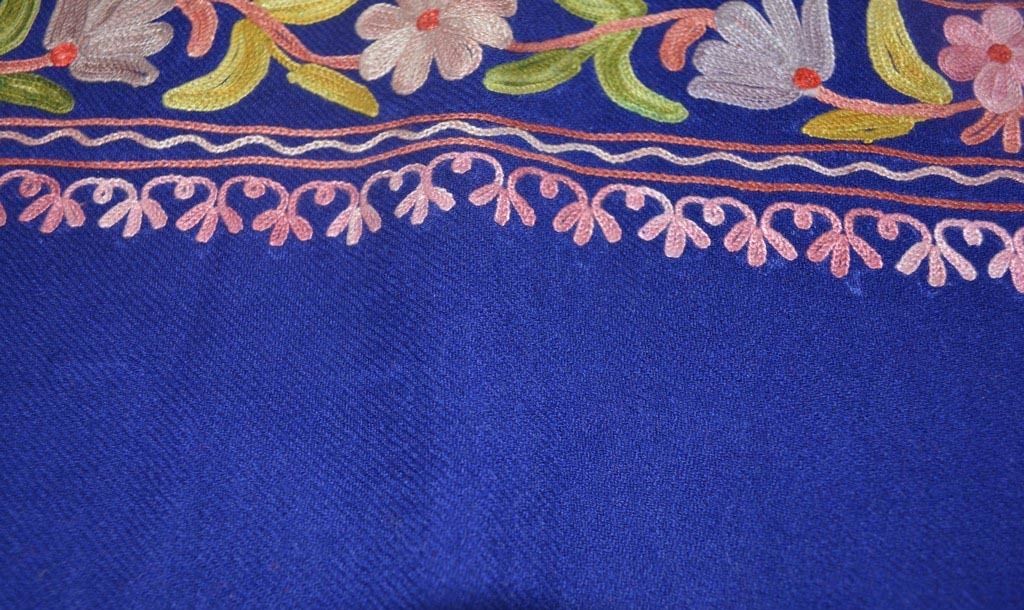 Woolen Designer Embroidery Shawls