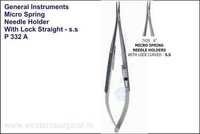 Micro Spring Needle Holders With Lock Straight & C