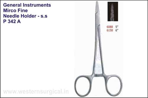 Micro Fine Needle Holder S.S