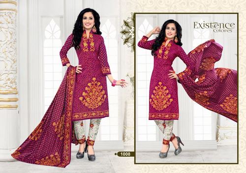 Printed Cotton Dress Materials