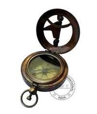 Antique Nautical Sundial Compass