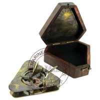 Triangular Antique Sundial Compass