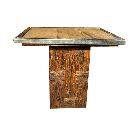 Handmade Railroad Tie Wood Table