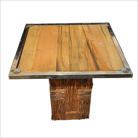 Railroad Tie Rectangular Dining Table