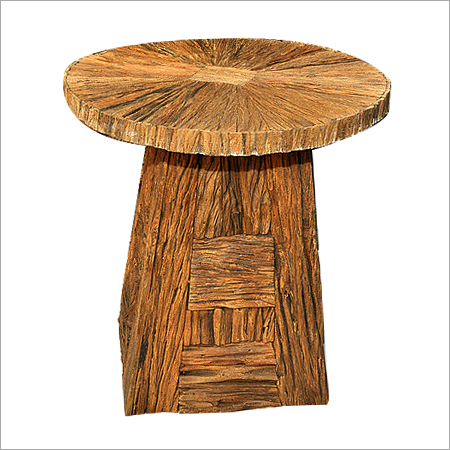 Unique Design Railroad Tie Wood Table