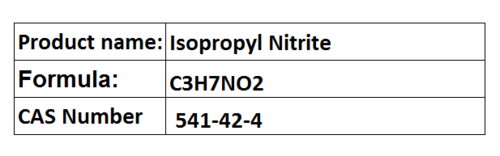 Isopropyl Nitrite - Isopropanol Based, Pale Yellow Oil, Boiling Point 50-60°C | Alkyl Nitrite, 99% Purity, CAS 541-42-4