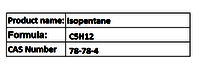 Isopentane - C5h12, Boiling Point 28â°c | Highly Volatile, Flammable, Cooling Agent, Cryogenics Use