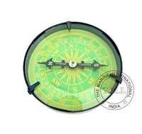 Green Dial Nautical Antique Compass