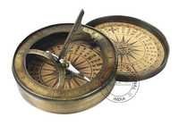 Antique Pocket Sundial Compass