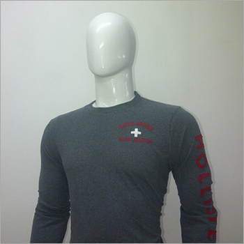 Full Sleeve T-Shirt - Cotton Blend, Customized & Regular Fit | Suitable for All Ages, Ideal for Casual Wear, Parties & Shopping