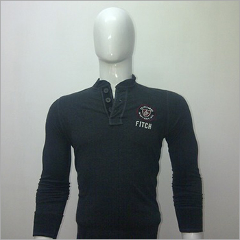 Henley Style Casual T-Shirt - High-Quality Cotton Fabric, Available in Sizes S to XXL, Long Sleeve Design - Superior Comfort & Trendy Style