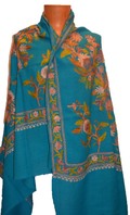 Indian Woolen Embroidered Fashion Shawls
