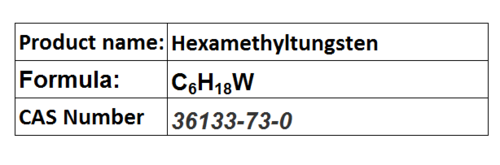 Tungsten compounds