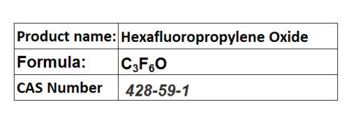 Hexafluoropropylene Oxide