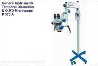 टेम्पोरल डिसेक्शन और ओपीडी माइक्रोस्कोप