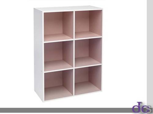 Placida - Wood 36x12x12 Inches White, 6 Shelves | Ample Storage, Easy Assembly, Durable, Versatile Design
