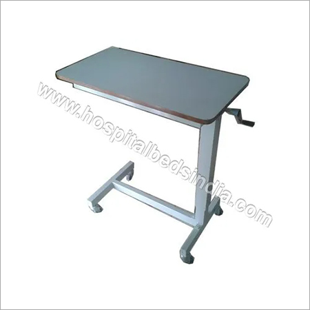 Over Bed Table Adjustable By Gear Handle