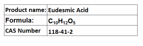 Eudesmic Acid