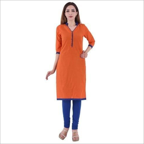 Rayon plain Kurti