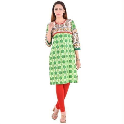 Rayon Slub Kurtis